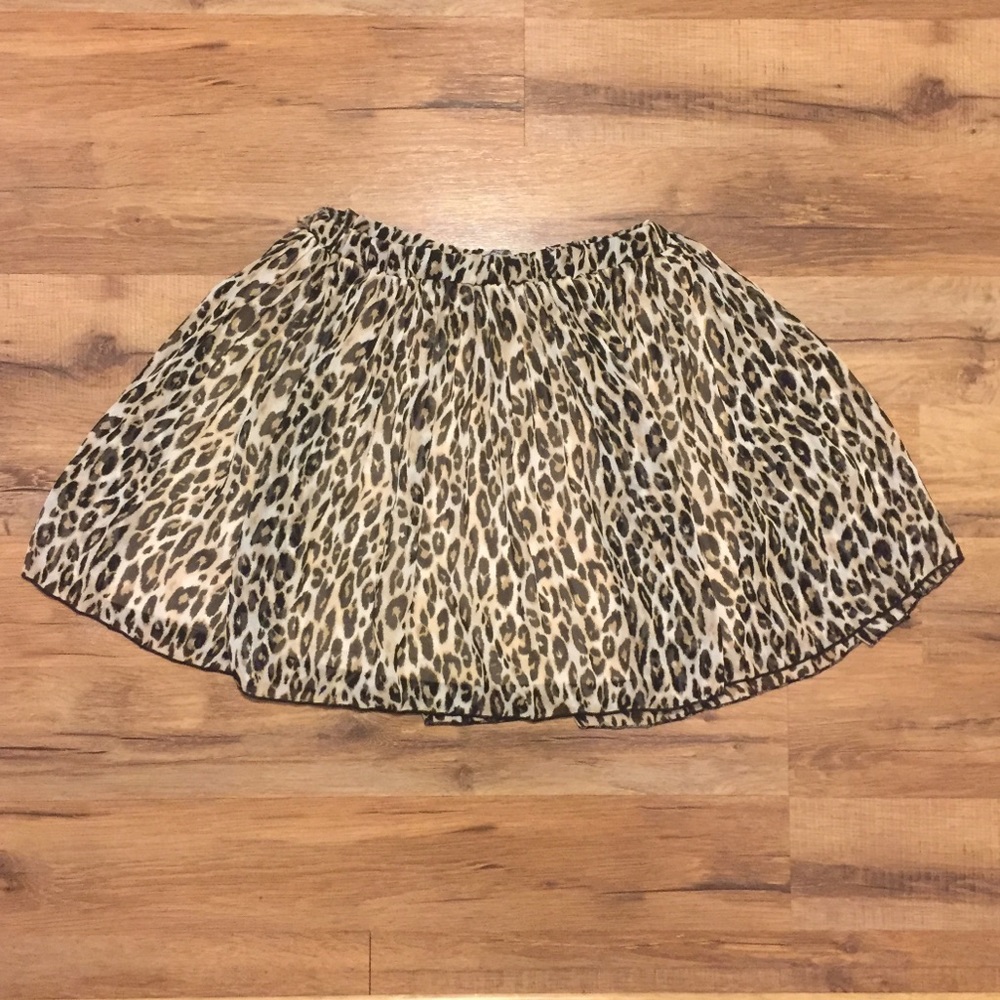 Leopard Mini Skirt